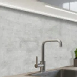 Beton - Grijs - Industrieel - Patroon keuken achterwand 2 middel 865 -zzzz3d_schuin