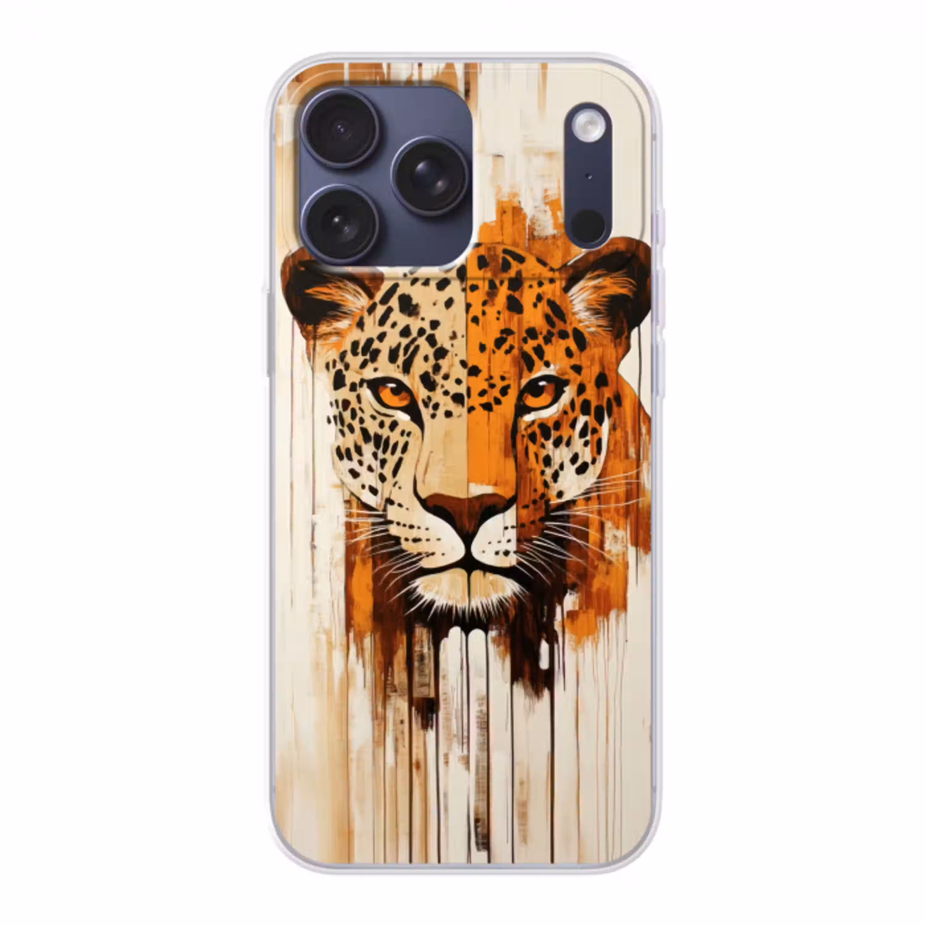 Luipaard - Symmetrisch - Strepen Telefoonhoesje iPhone 17 Pro Max klein -3d