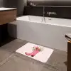 Cowboylaarzen - Roze - Boeket - Bloemen Badmat klein -sfeer3