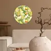 Citroen - Drankje - Glas - Munt Wandcirkel kunststof plaat 5mm dik klein 188 -sfeer1