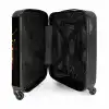 Voetbal met kleurrijke graffiti NBS - Handbagage koffer - Unisex middel -binnenkant