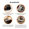 Verjaardag - Krulspeld - Oma Inductie beschermer vinyl 3mm klein -zzzzzzz-td-werking