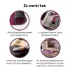 I liked it so it's mine - Neon hart - Roze Inductie beschermer vinyl 3mm klein -zzzzzzz-cc-werking
