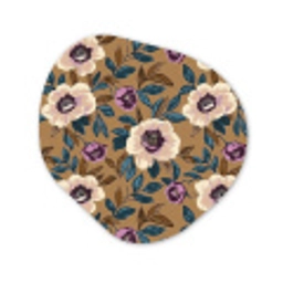 Floraal - Stilleven - Kleurrijk Wandcirkel Organisch Forex 3mm klein 629 -3d