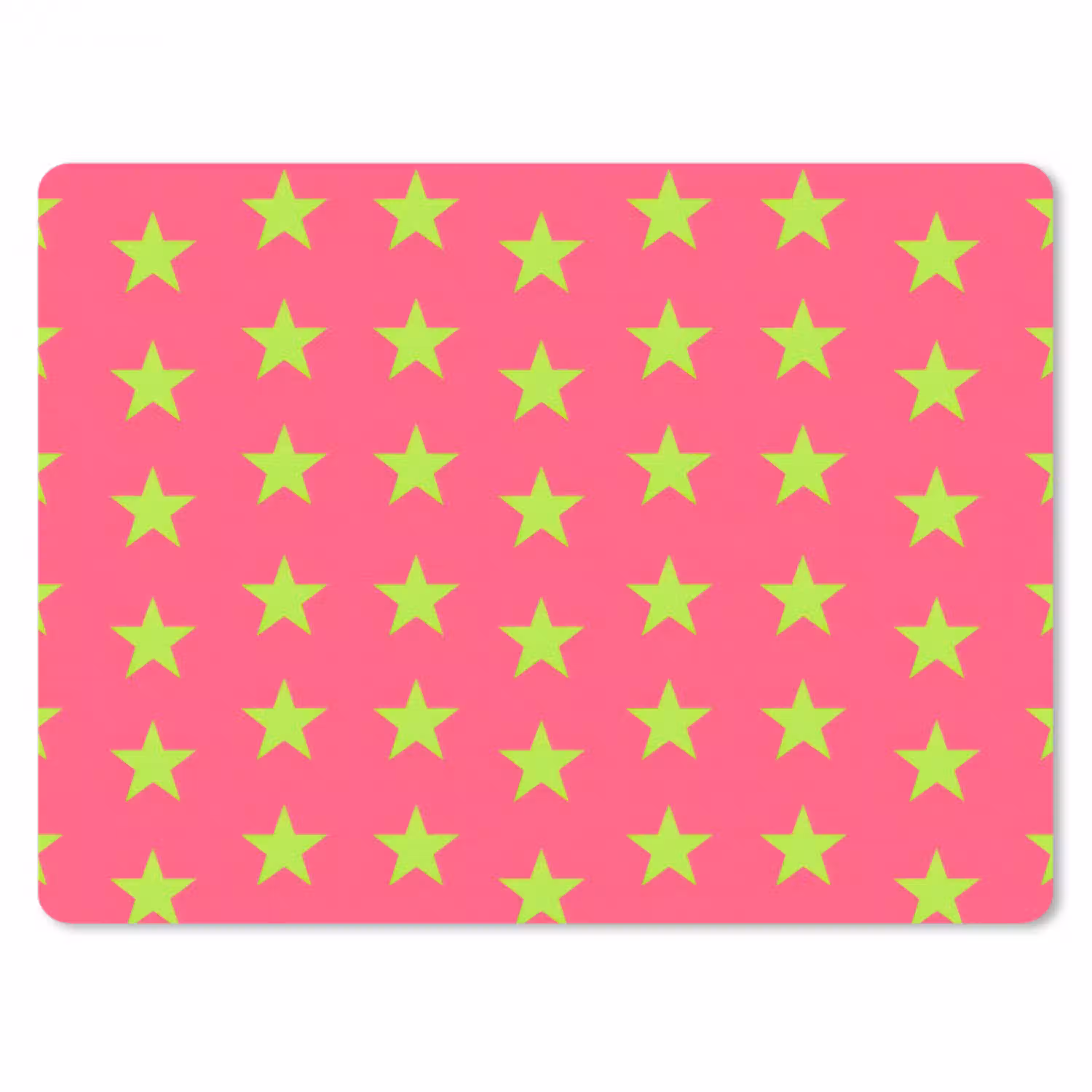 Sterren - Patroon - Roze muismat rubber klein 262 -3d