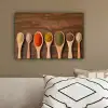 Pollepel - Kruiden - Eten - Specerijen - Tafel canvas 2cm klein -sfeer3