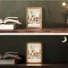 Kerst - Huis - Winter - Sneeuw Light Box met kabel (Tafellamp) klein -sfeer3