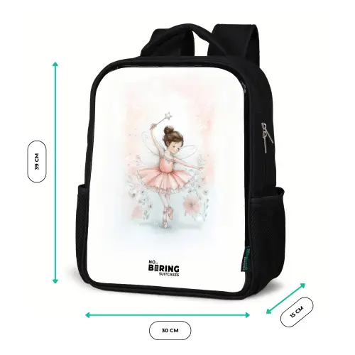 Ballerina - Elf - Fee Rugzak - Zwart middel -productfoto_formaten