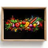 Groente - Eten - Kruiden - Graffiti - Koken Dienblad Rechthoek middel -z3d_shopping