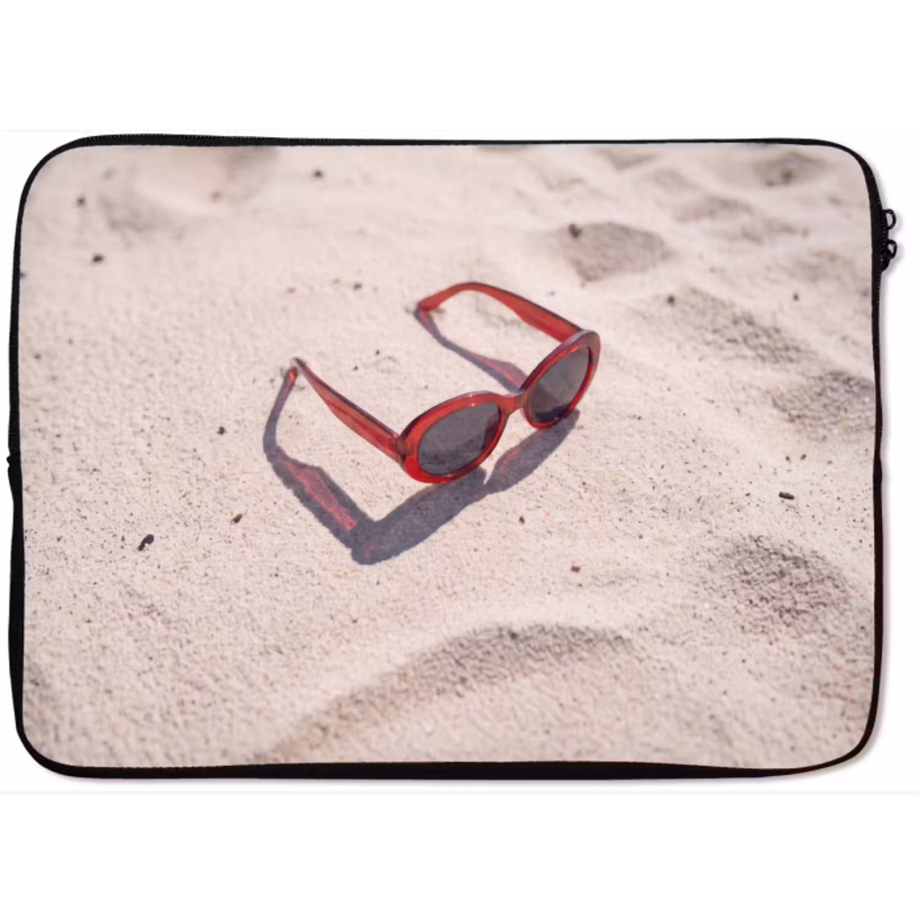 Zonnebril - Strand - Vakantie - Rood laptophoes neopreen klein -zkaufland3dotto