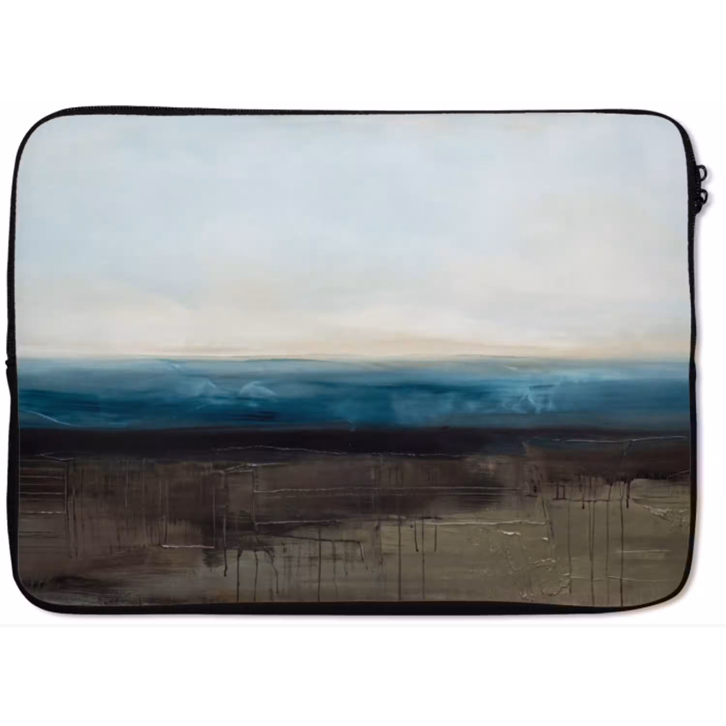 Abstract - Landschap - Horizon - Blauw - Modern laptophoes neopreen klein -zkaufland3dotto