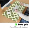 Patroon - Retro - Groen Muismat XXL klein 681 -sfeer3
