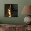 Buddha - Boeddha beeld - Goud - Spiritueel - Zwart plexiglas 5mm klein -sfeer3
