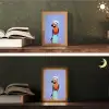 Papegaai - Koksmuts - Vogel - Leuk Light Box met kabel (Tafellamp) klein -sfeer3