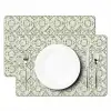 Krulornament - Tegel - Groen Placemat vinyl groot 368 -zzsfeer2_Kitchenyeah-website