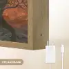 Bomen - Gezichten - Zon - Kunst Light Box met batterij (Wandlamp) middel -USP_websiteoplaadbaarNL