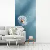 Paardenbloem - Wind - Blauw fotobehang vinyl groot -woonkamer