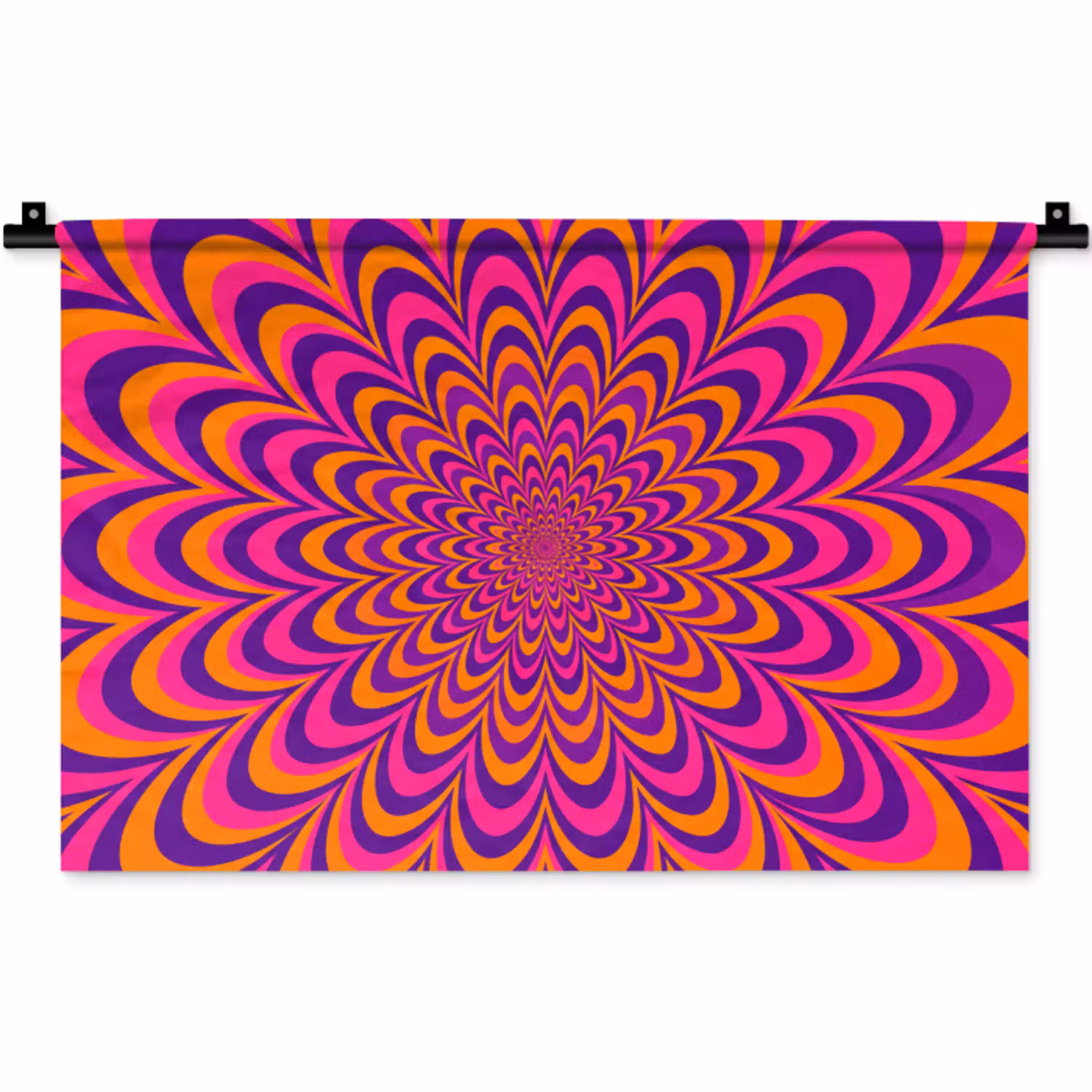 Patroon - Optisch - Kleurrijk Wandkleed katoen klein -zz3d