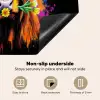 Schotse Hooglander - Graffiti - Kleurrijk - Bloem - Dieren Inductie beschermer vinyl 3mm middel -vsfeer4_ENG