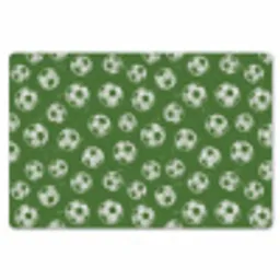 Voetbal - Sport - Groen Placemat vinyl groot 368 -zzsfeer1_Kitchenyeah-website