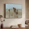 Oude meesters - Kunst - Kinderen der zee - Jozef Israëls Textielframe - compleet frame klein -sfeer3