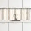 Minimalistisch - Strepen - Beige keuken achterwand 2 middel 871 -3d