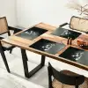 Vogel - Japandi - Groen Placemat vinyl groot -zzsfeer4_Kitchenyeah-website