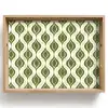 Patroon - Retro - Groen Dienblad Rechthoek middel 911 -z3d_shopping