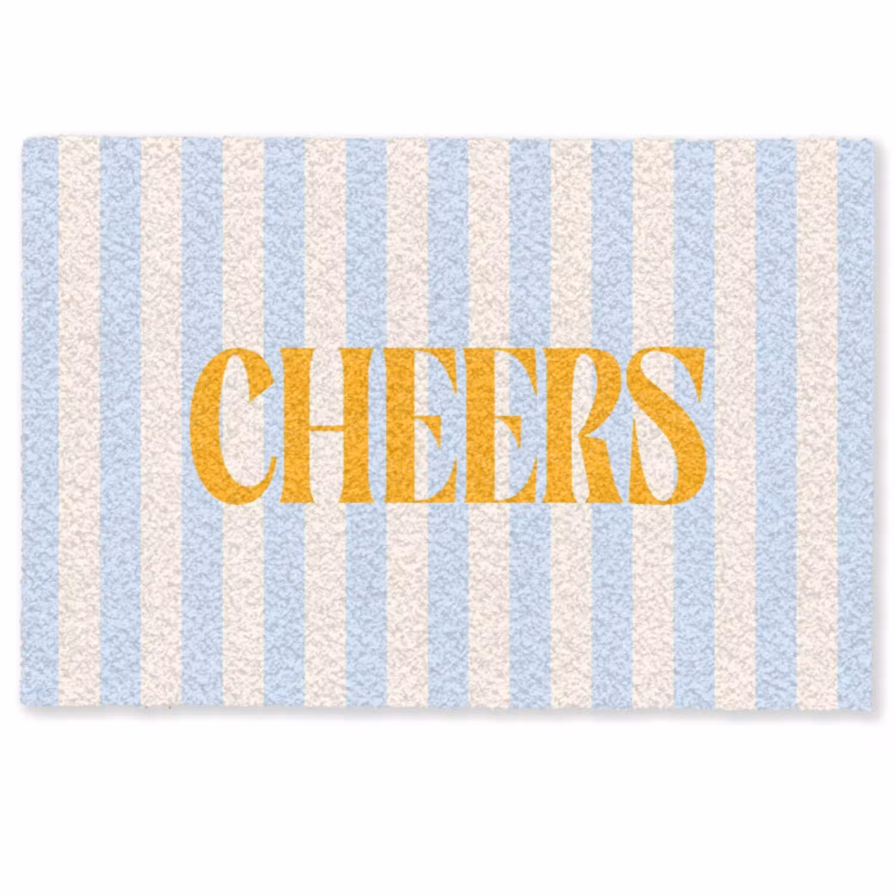 Oranje - Blauw - Strepen - Cheers Deurmat klein -zkaufland3d