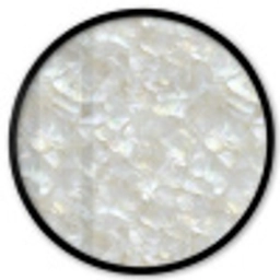 Parelmoerglans - Wit - Schelp Fotolijst rond zonder passe partout klein 856 -3d