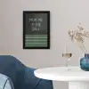 Quote - Groen - Grill - Zomer fotolijst zwart zonder passe partout klein -sfeer4