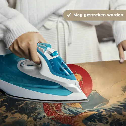 Koi - Zee - Golven - Zon Wandkleed katoen klein -sfeer9