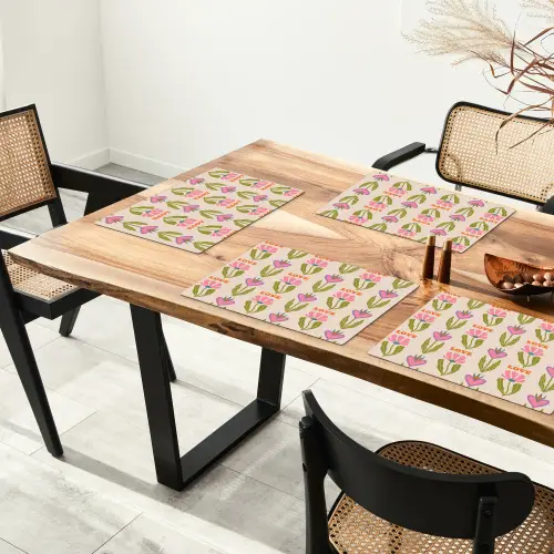Love - Patroon - Bloemen - Hartjes Placemat vinyl groot 368 -zzsfeer4_Kitchenyeah-website