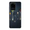 Kruiden - Lepel - Zilver - Specerijen - Industrieel Telefoonhoesje Samsung Galaxy S20 Ultra klein -3d