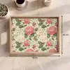 Klassiek - Botanisch - Veelkleurig Dienblad Rechthoek middel 911 -USP_Formaat
