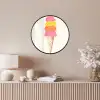Schepijs - Hoorntje - Illustratie - Minimalistisch Fotolijst rond zonder passe partout klein -sfeer3