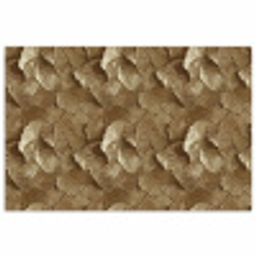 Organisch - Patroon - Bladeren - Goud poster papier klein 62 -3d