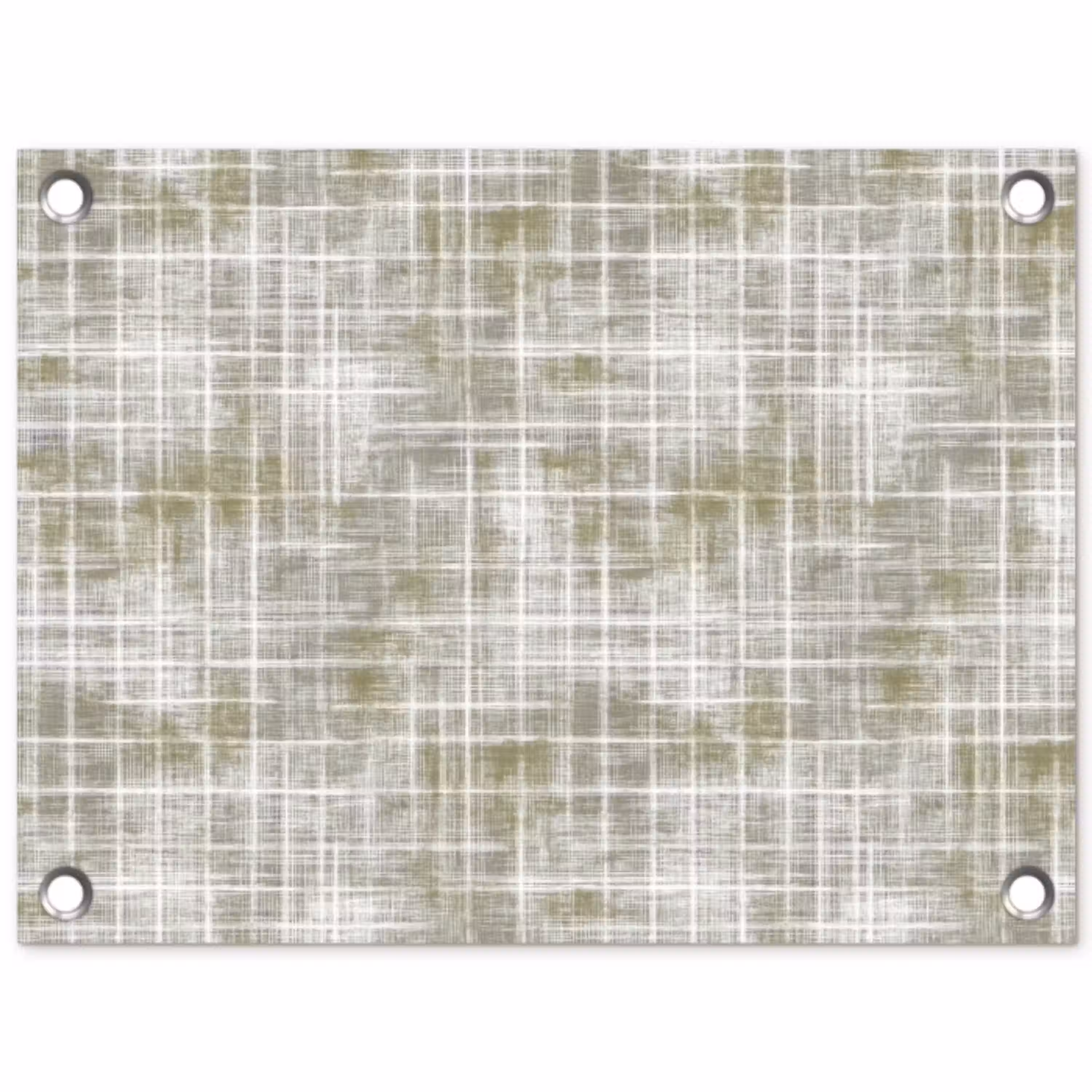 Linnen - Patroon - Groen tuinposter los doek klein 239 -3d