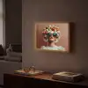 Vrouw - Macarons - Bril Light Box met batterij (Wandlamp) middel -sfeer1