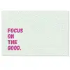 Focus on the good - Beige - Roze Deurmat klein -zkaufland3d