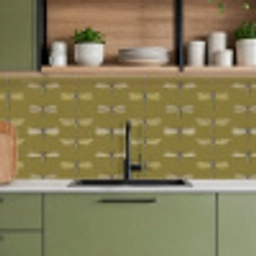 Libellen - Patroon - Groen keuken achterwand 2 middel 871 -sfeer3