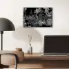 Jungle - Bomen - Bladeren - Tropical aluminium wit klein -sfeer5