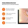 Glazen - Bloem - Roze Inductie beschermer vinyl 3mm klein -zzzzzzz-td-ups
