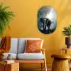 Olifant - Dieren - Licht - Bos - Natuur - Wilde dieren Wandcirkel Ovaal Forex klein -sfeer4
