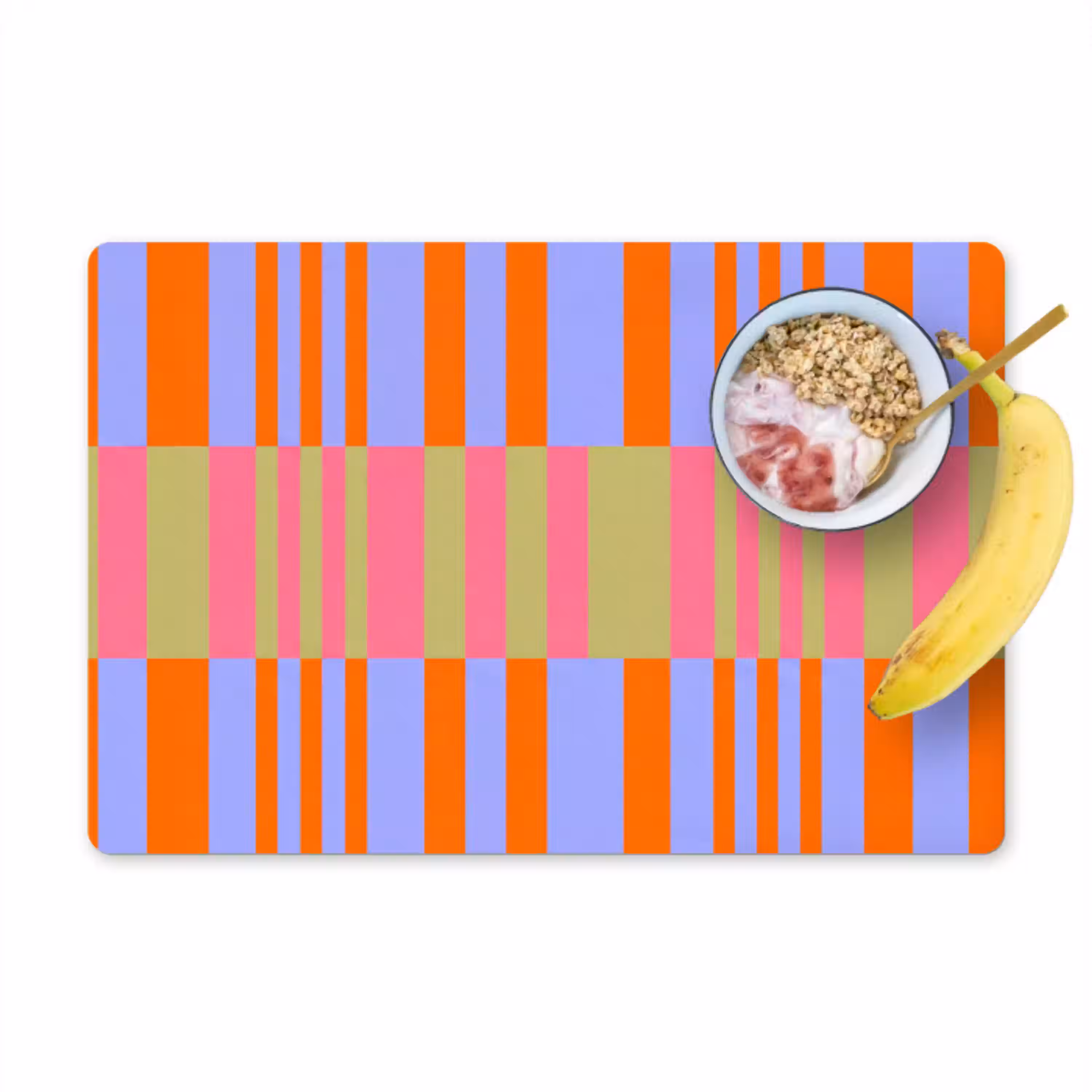 Abstract - Patroon - Geometrisch - Kleurrijk - Modern Placemat vinyl groot -zzzproduct_Kitchenyeah-website
