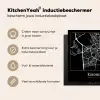 Plattegrond - Eindhoven - Kaart - Stadskaart Inductie beschermer vinyl 3mm middel -sfeer2
