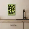 Appels - Groen - bladeren KitchenYeah - Keuken - Canvas klein -sfeer2