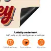 Oh honey - Rood - Schaduw Inductie beschermer vinyl 3mm klein -zzzzzzz-td-onderkant