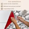 Wit - Kiezels - Egaal keuken achterwand spatscherm klein 900 -spatscherm_NL