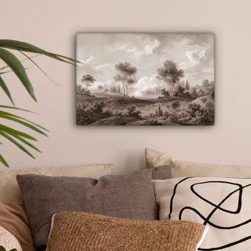 Klassiek - Landschap - Neutraal canvas 2cm klein -sfeer1